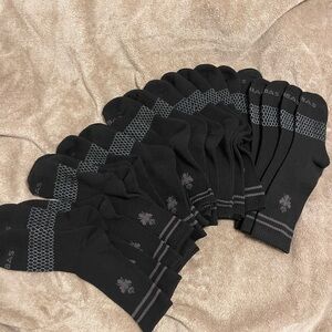 Black Boys Socks - Bombas size large